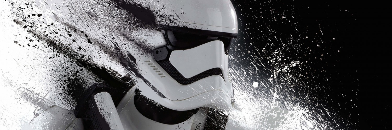 Stormtrooper Splatter Wallpaper for Social Media Twitter Header