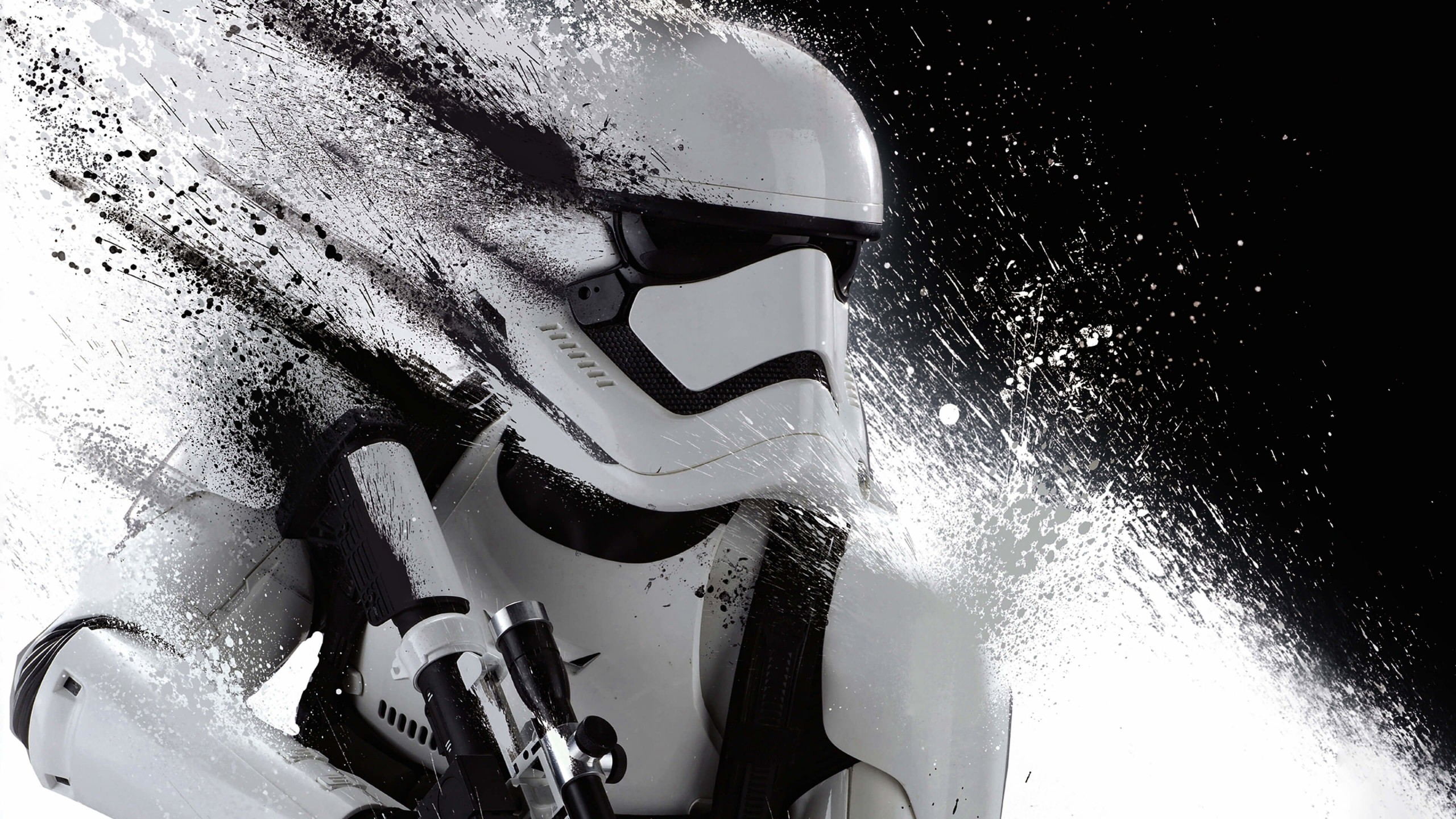 Stormtrooper Splatter Wallpaper for Social Media YouTube Channel Art