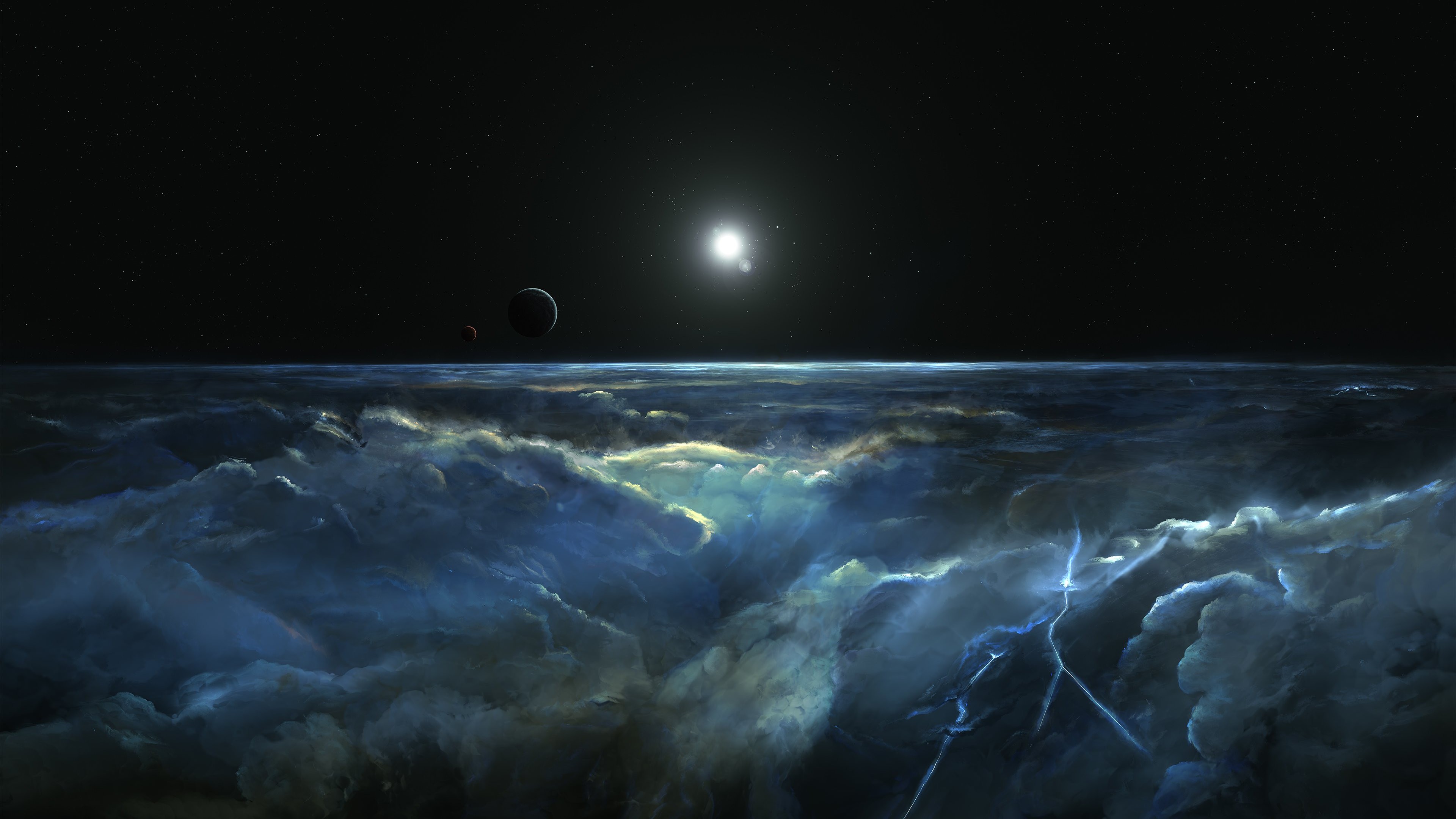 Stormy Atmosphere of Merphlyn Wallpaper for Desktop 4K 3840x2160