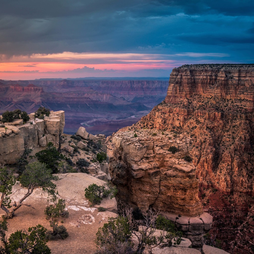 Sunset At The Grand Canyon Wallpaper for Apple iPad 2