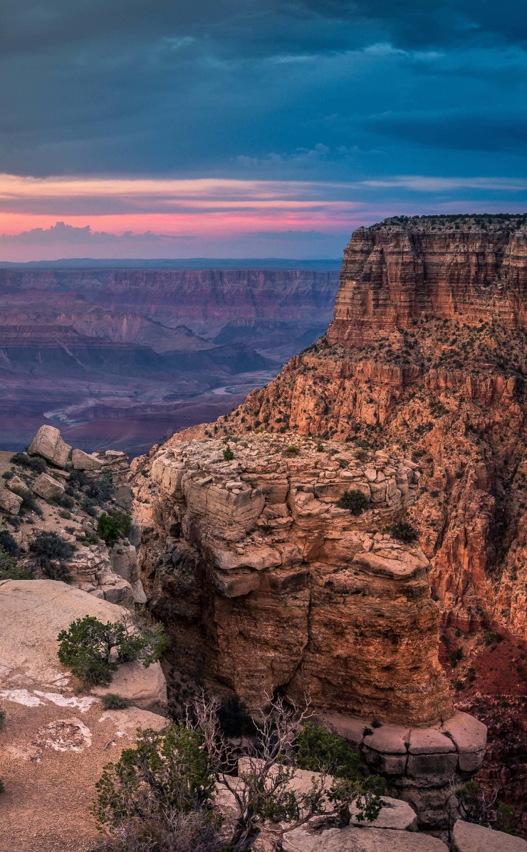 Sunset At The Grand Canyon Wallpaper for Apple iPhone 4 / 4s
