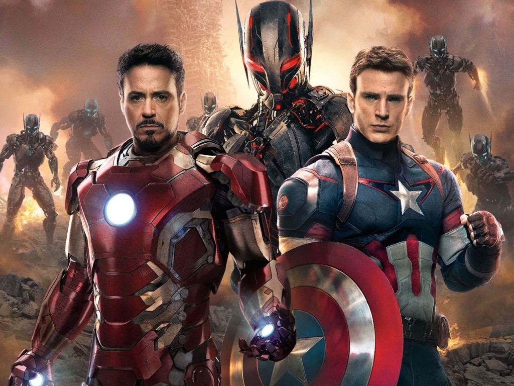 The Avengers: Age of Ultron - Iron Man and Captain America Wallpaper for Desktop 1024x768