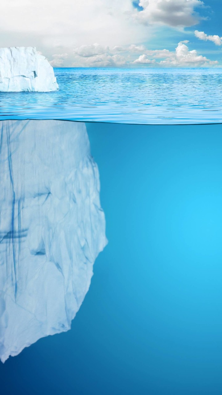 The invisible part of the iceberg Wallpaper for SAMSUNG Galaxy S3
