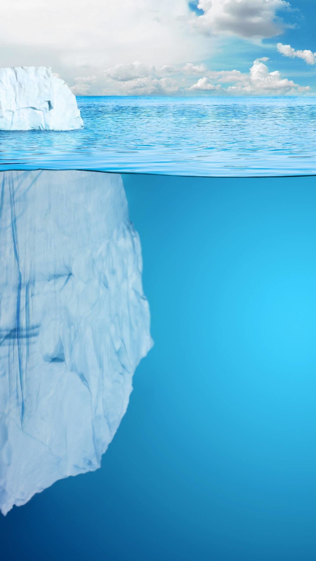 The invisible part of the iceberg Wallpaper for SAMSUNG Galaxy S5