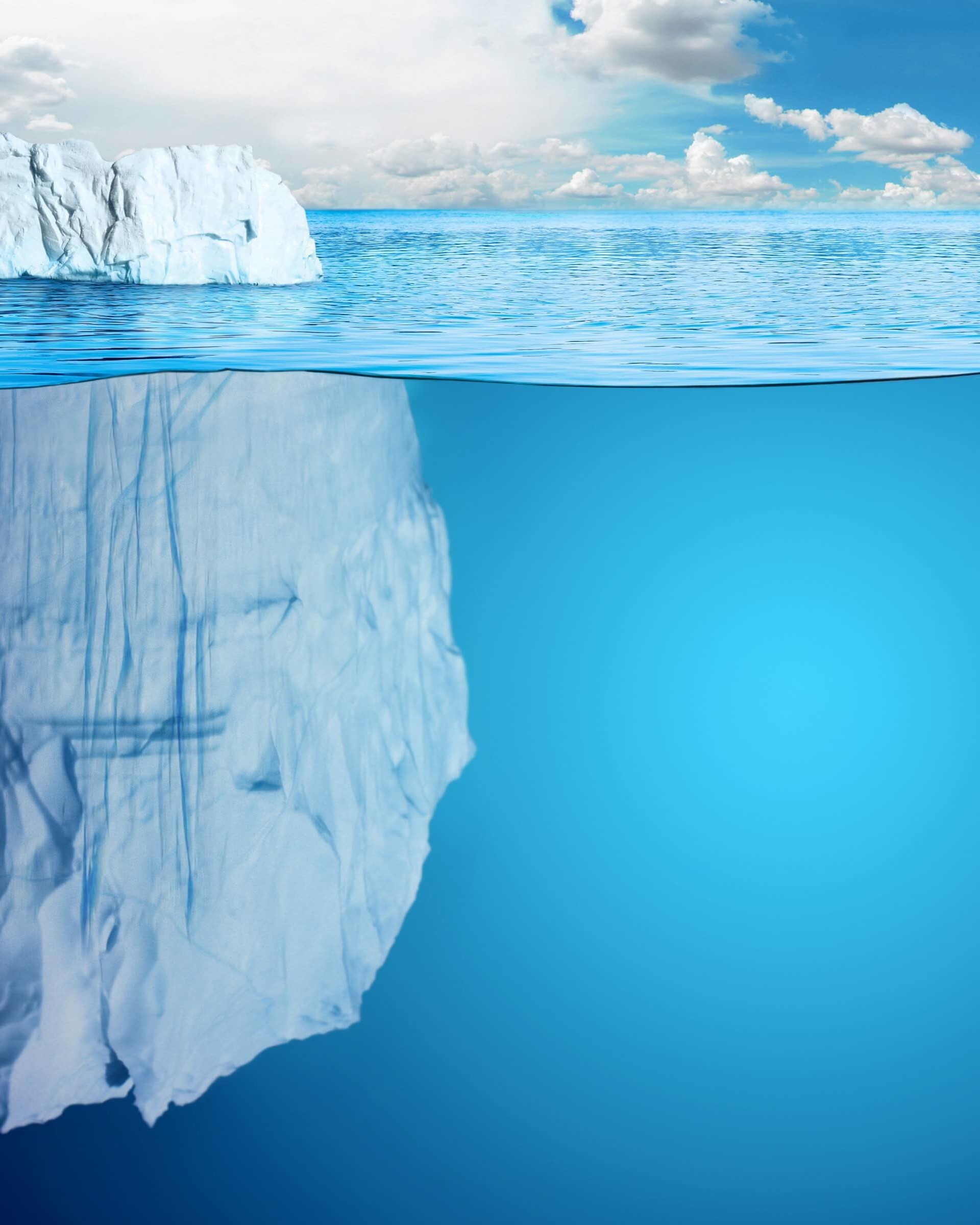 The invisible part of the iceberg Wallpaper for Google Nexus 7
