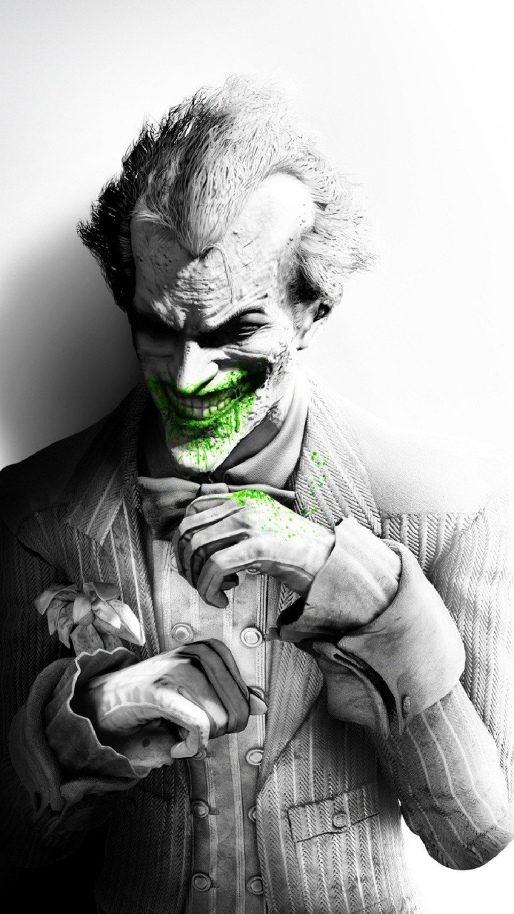 The Joker, Batman Arkham City Wallpaper for Motorola Droid Razr HD