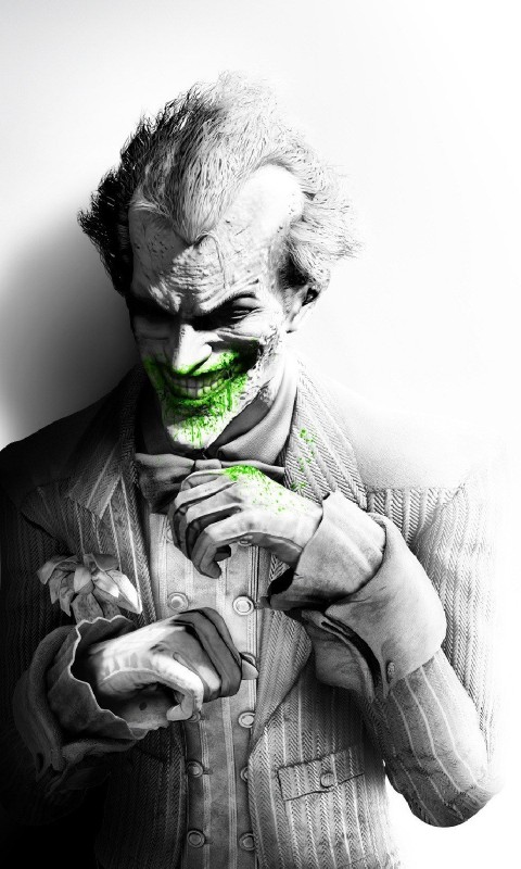 The Joker, Batman Arkham City Wallpaper for SAMSUNG Galaxy S3 Mini