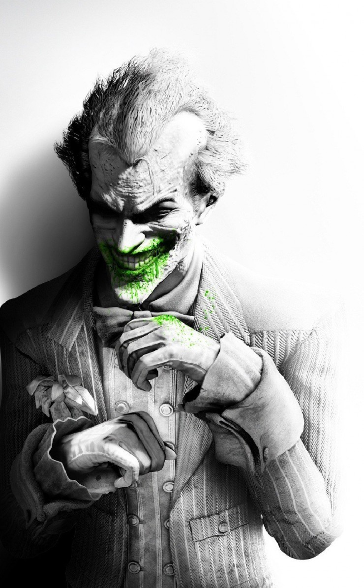 The Joker, Batman Arkham City Wallpaper for Apple iPhone 4 / 4s