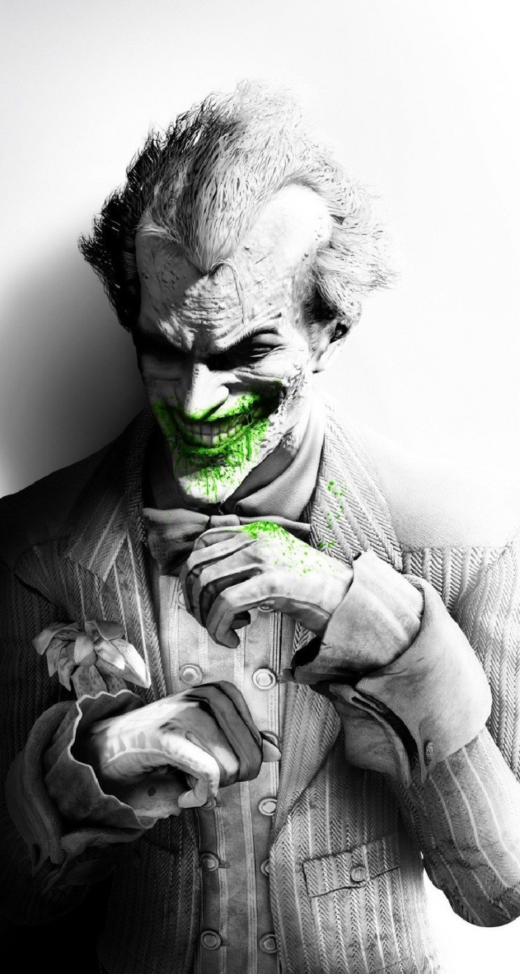 The Joker, Batman Arkham City Wallpaper for Apple iPhone 5 / 5s
