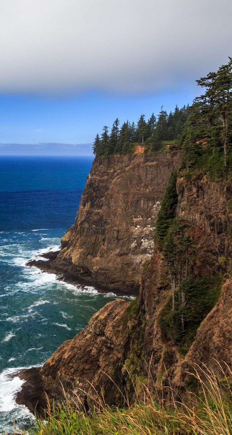 The Left Edge, Cape Lookout, Oregon Wallpaper for Apple iPhone 5 / 5s