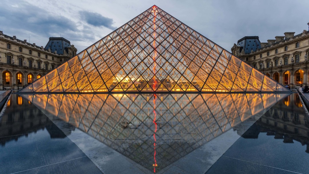 The Louvre Wallpaper for Social Media Google Plus Cover