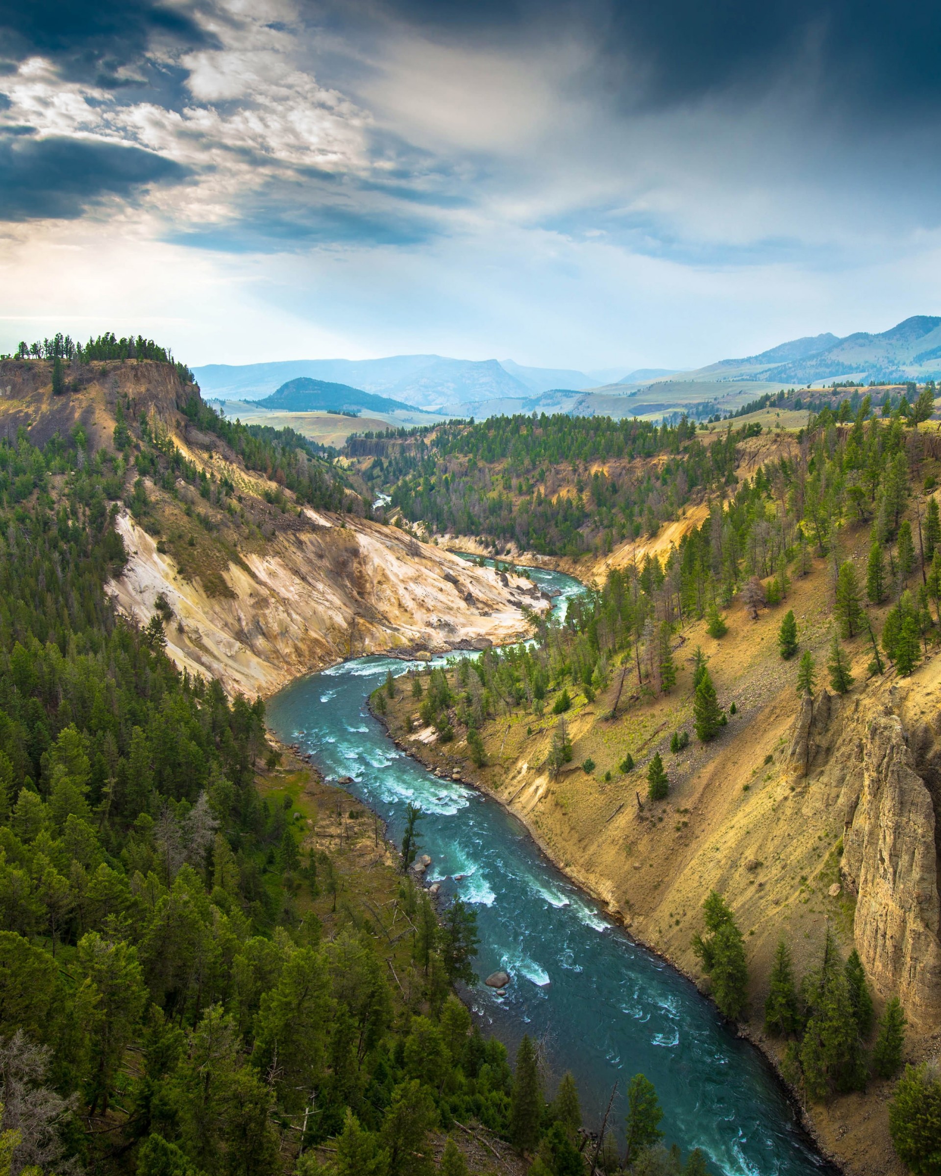 The River, Grand Canyon of Yellowstone National Park, USA Wallpaper for Google Nexus 7