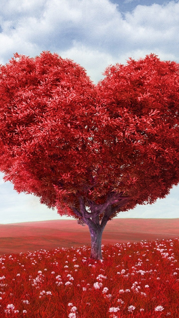 The Tree Of Love Wallpaper for SAMSUNG Galaxy S5 Mini