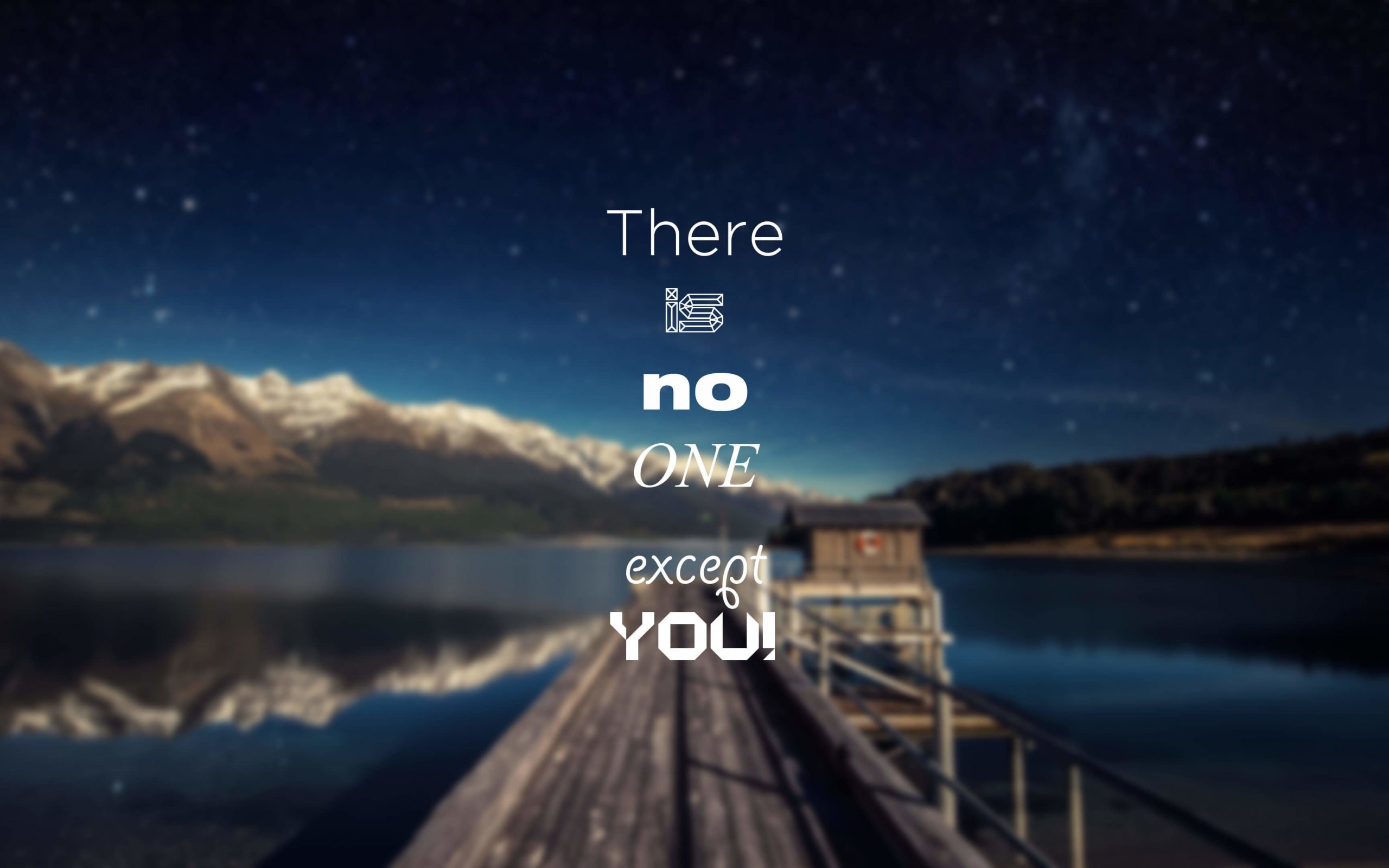 There Is No One Except You Wallpaper for Desktop 2560x1600