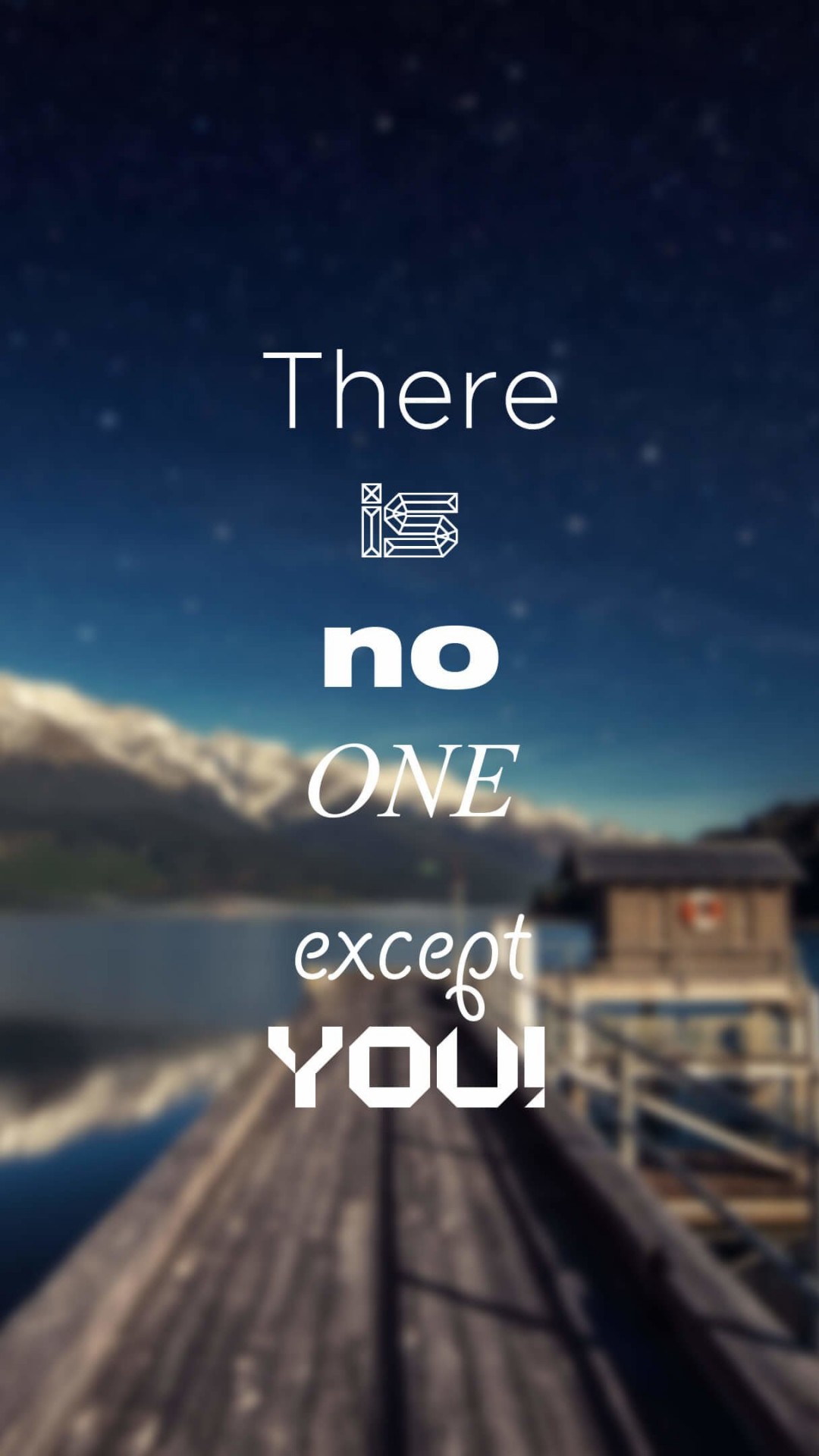 There Is No One Except You Wallpaper for SAMSUNG Galaxy S4