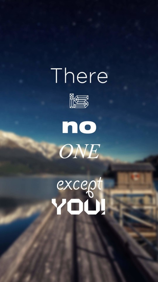 There Is No One Except You Wallpaper for SAMSUNG Galaxy S4 Mini