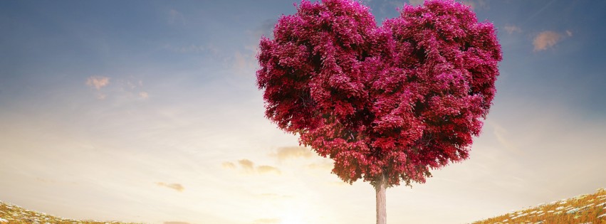 Tree Of Love Wallpaper for Social Media Facebook Cover