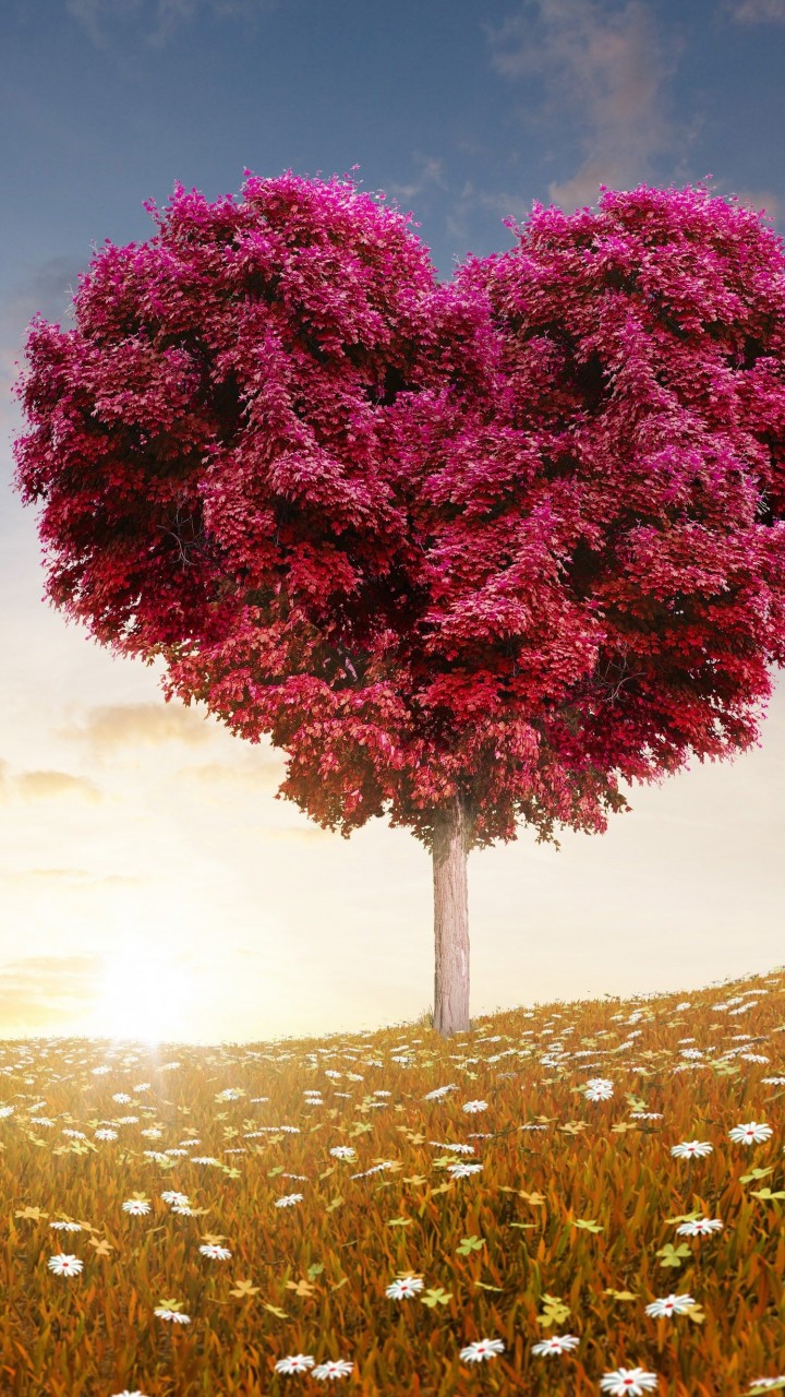 Tree Of Love Wallpaper for SAMSUNG Galaxy Note 2