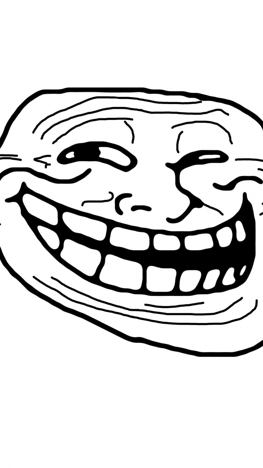 Troll Face Meme Wallpaper for HTC One
