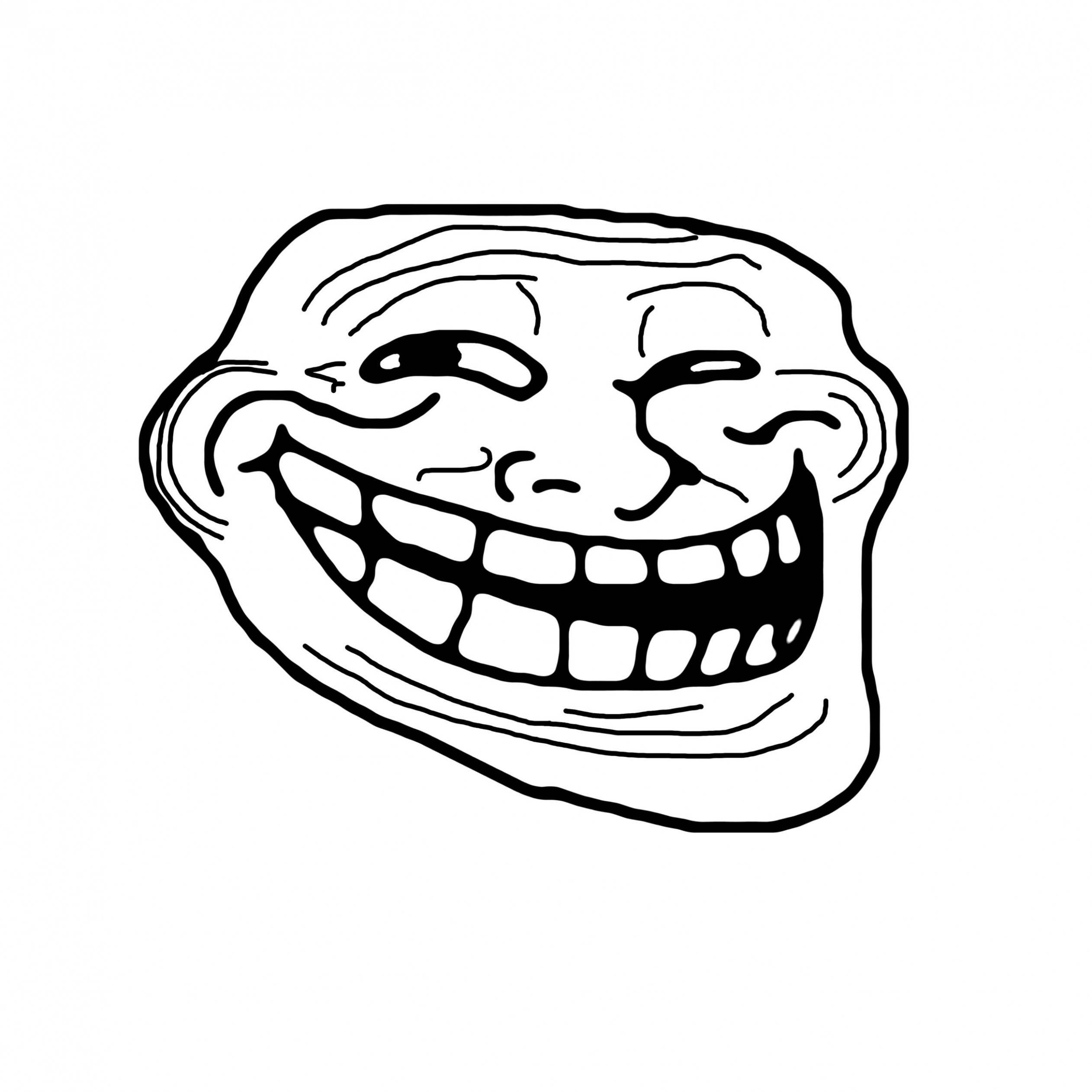 Troll Face Meme Wallpaper for Apple iPad 3