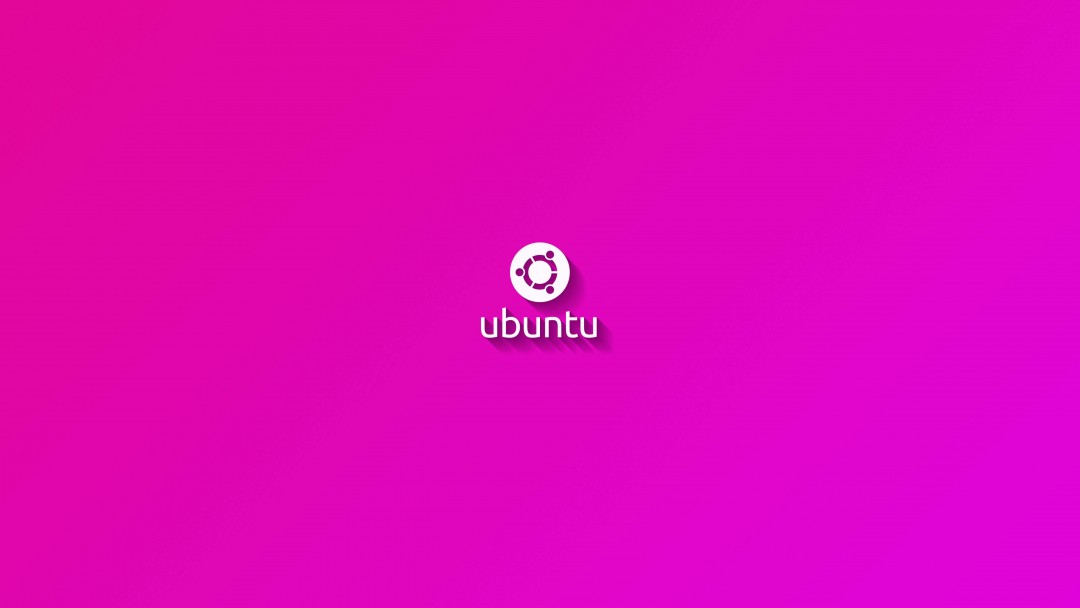 Ubuntu Flat Shadow Pink Wallpaper for Social Media Google Plus Cover