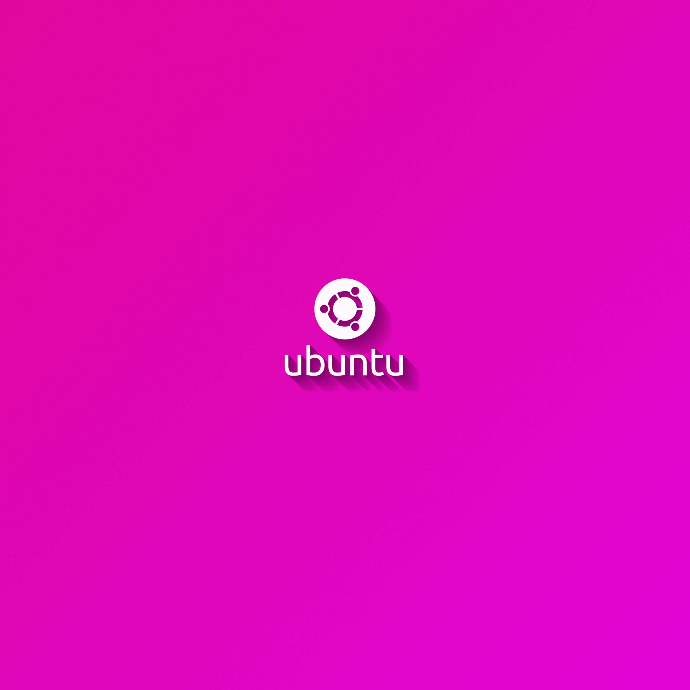 Ubuntu Flat Shadow Pink Wallpaper for Apple iPhone 6 Plus