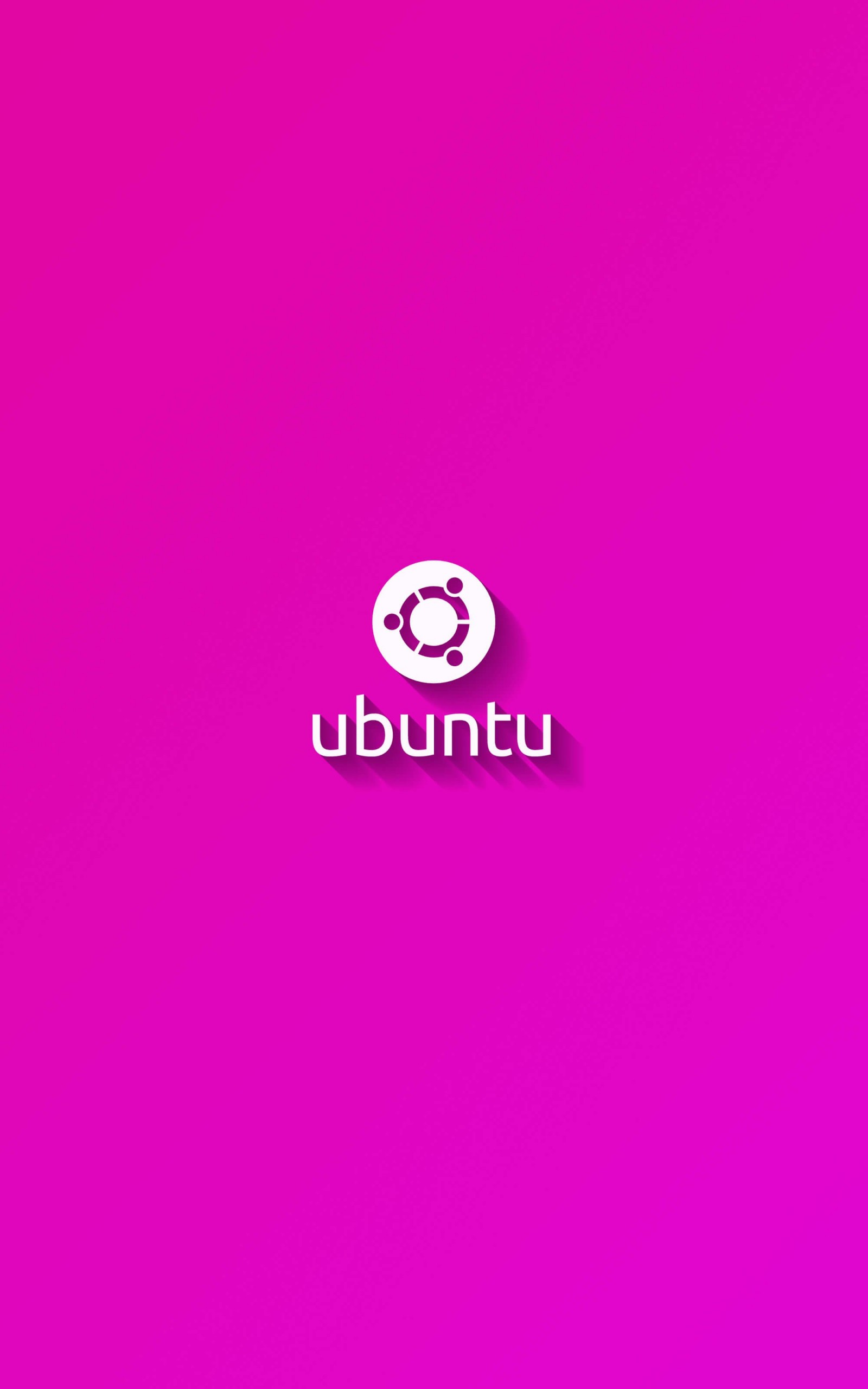 Ubuntu Flat Shadow Pink Wallpaper for Amazon Kindle Fire HDX 8.9
