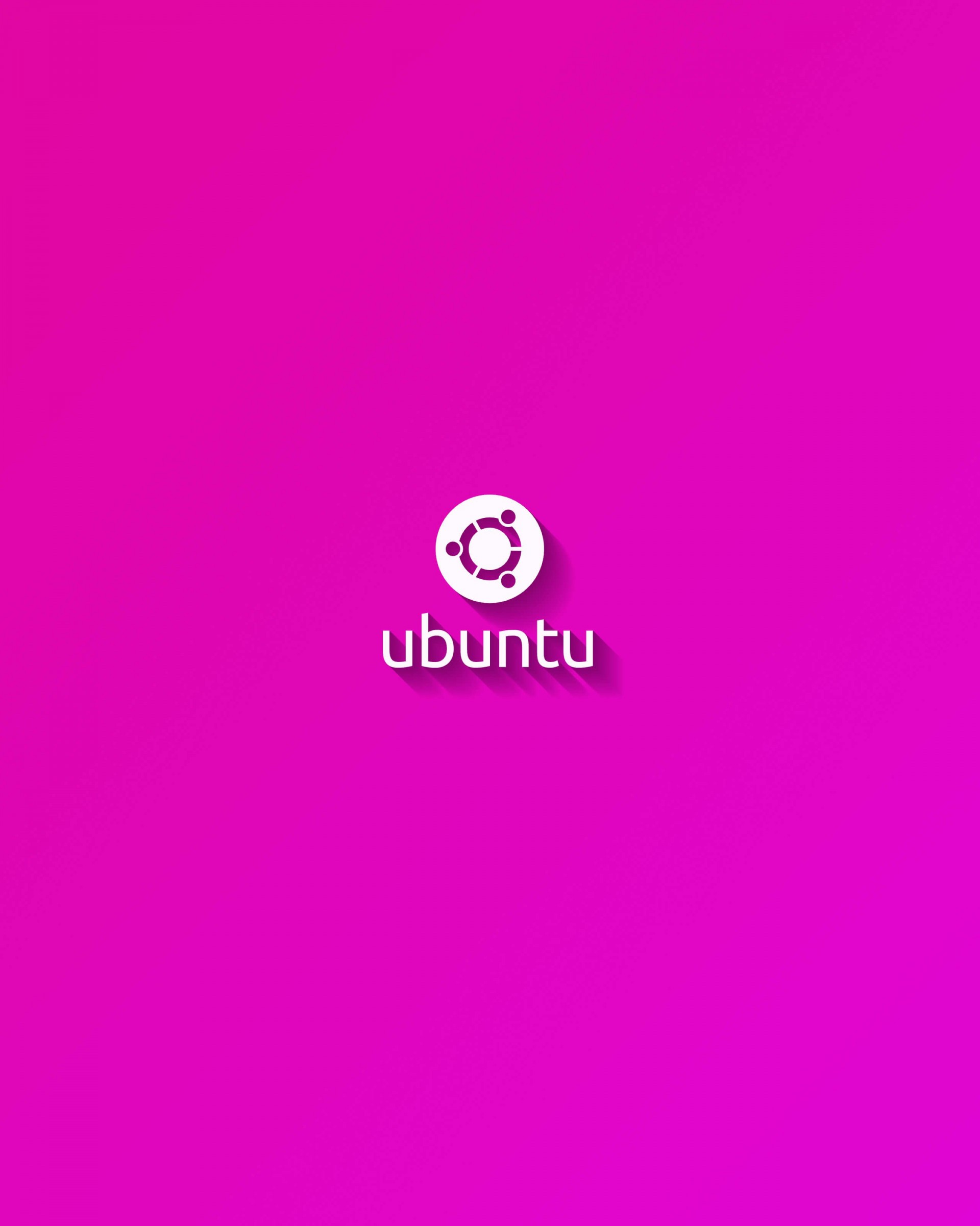 Ubuntu Flat Shadow Pink Wallpaper for Google Nexus 7