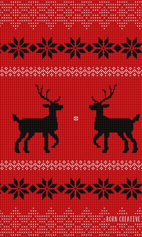 Ugly Christmas Sweater Wallpaper for HTC Desire HD