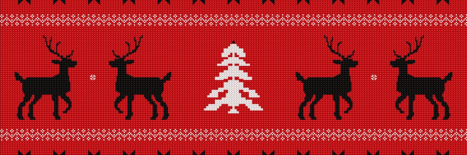 Ugly Christmas Sweater Wallpaper for Social Media Twitter Header