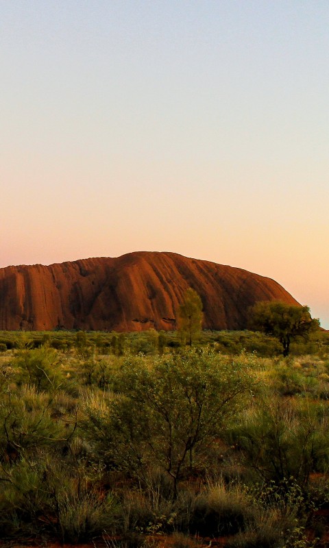 Uluru Sunrise Wallpaper for HTC Desire HD