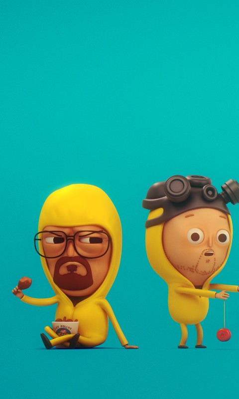 Walt & Jesse from Breaking Bad Wallpaper for SAMSUNG Galaxy S3 Mini