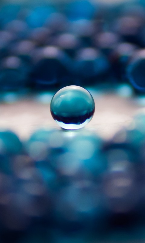 Water Balls Wallpaper for SAMSUNG Galaxy S3 Mini