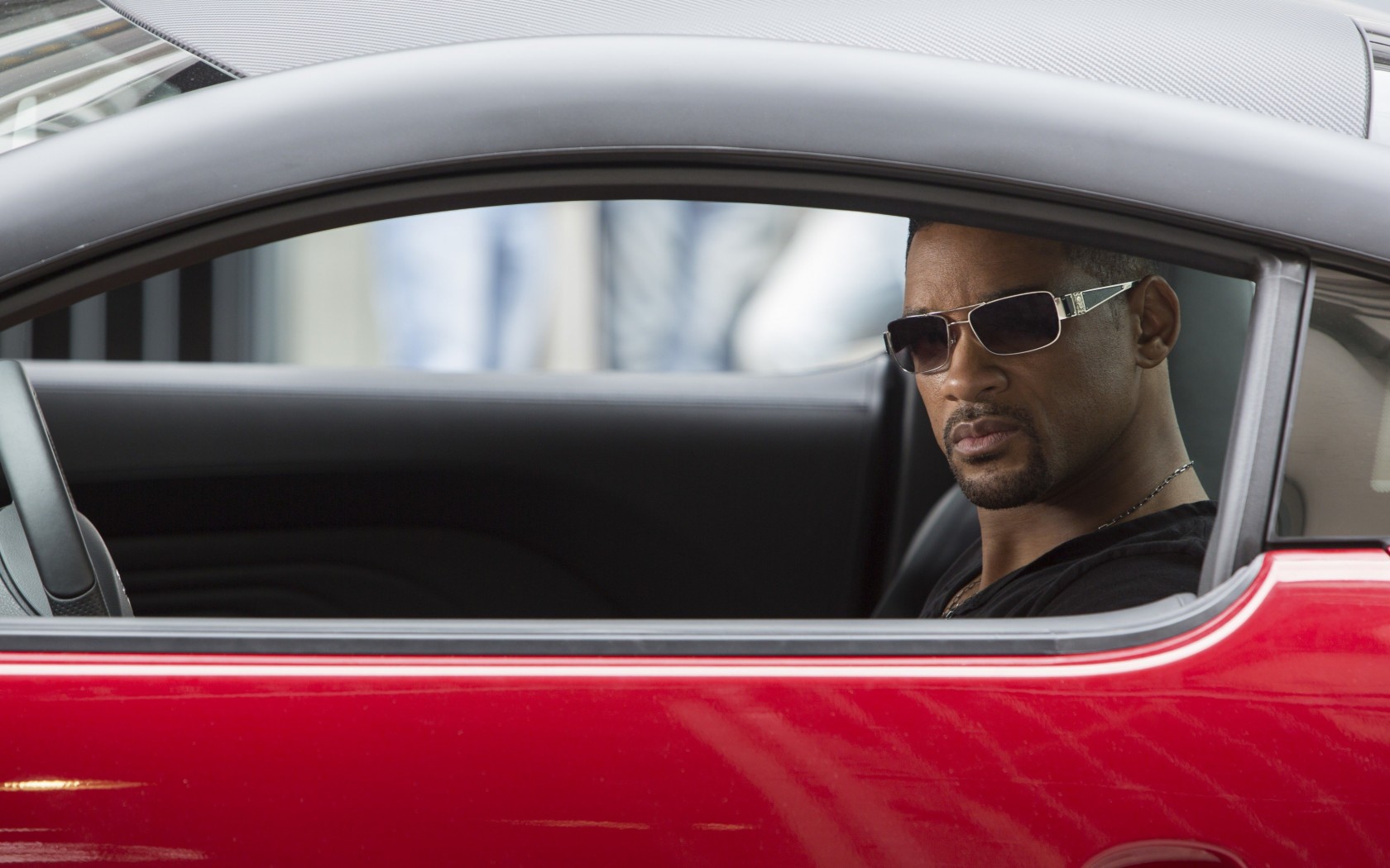 Will Smith at the shooting of "Focus" Wallpaper for Desktop 1680x1050