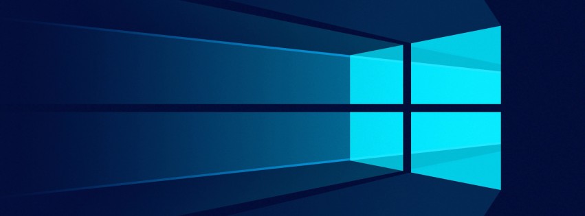 Windows 10 Flat Wallpaper for Social Media Facebook Cover