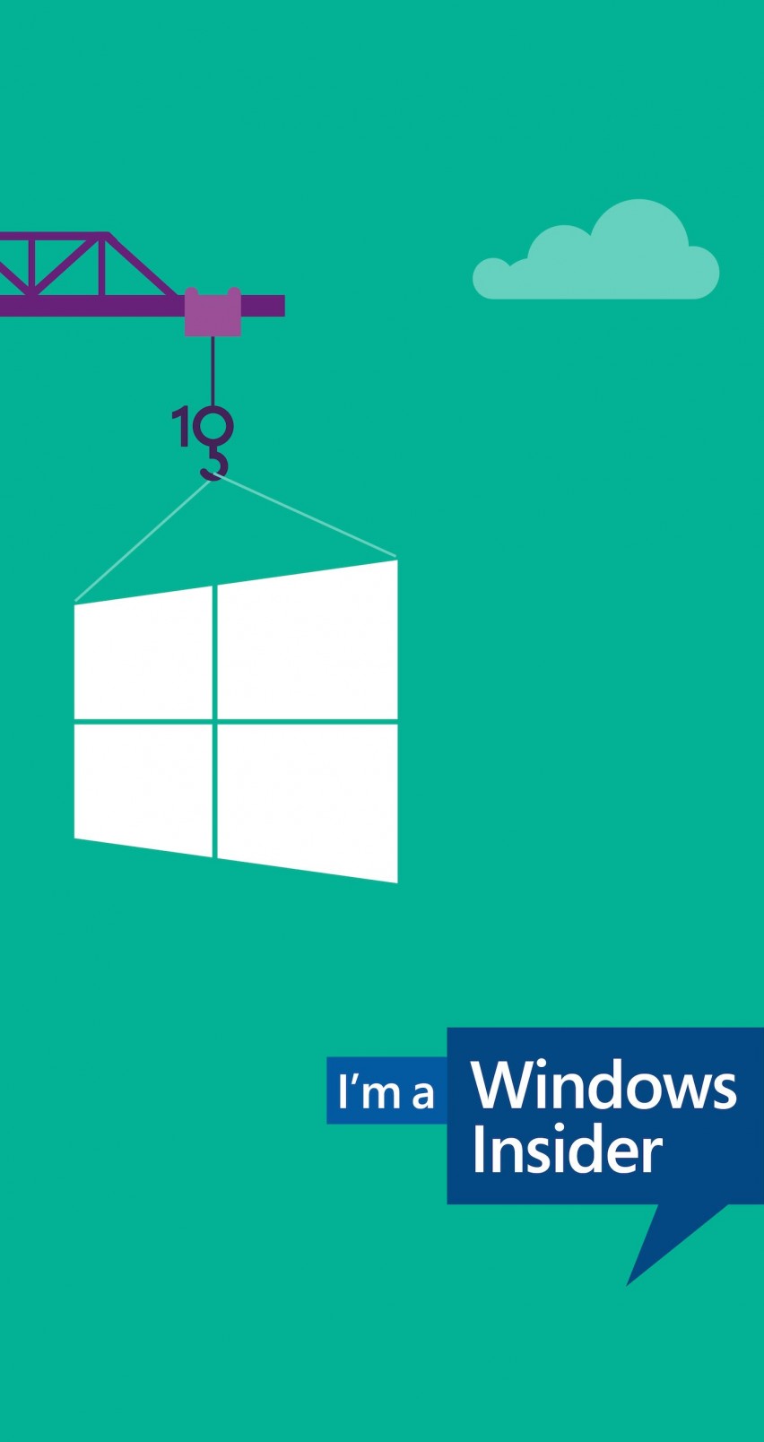 Windows Insider Wallpaper for Apple iPhone 6 / 6s