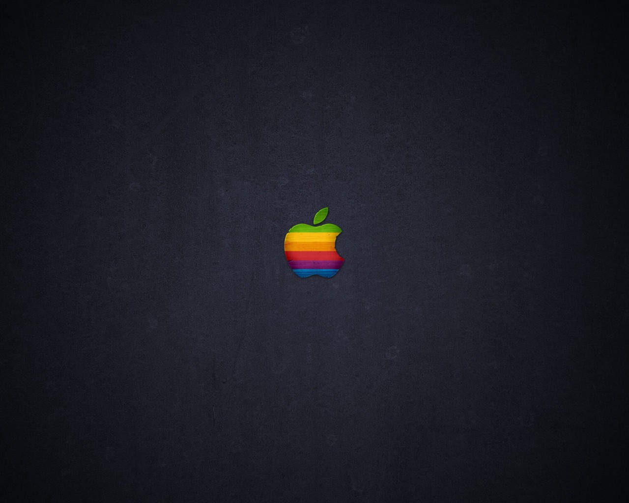Wood Retro Apple Wallpaper for Desktop 1280x1024