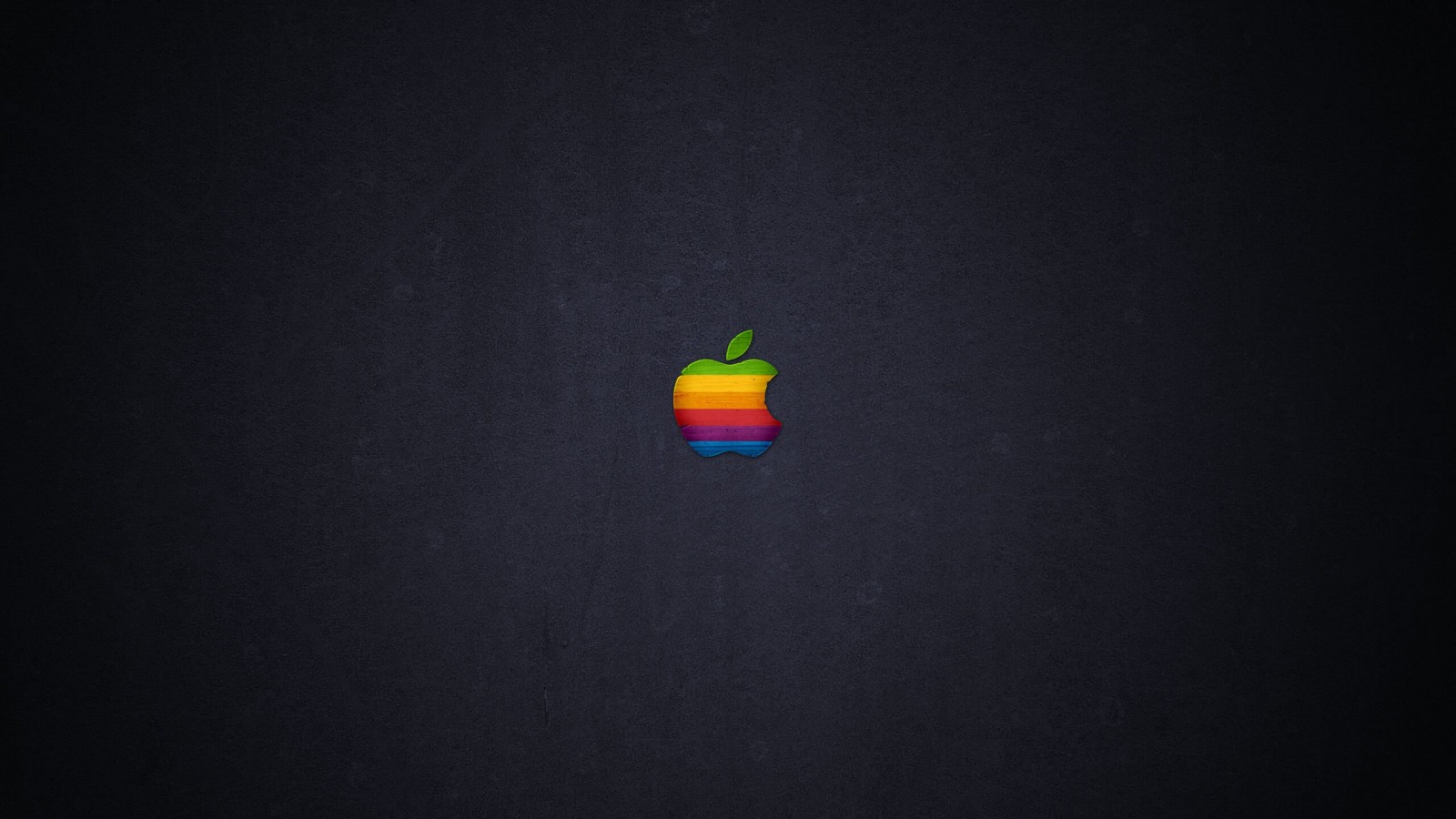 Wood Retro Apple Wallpaper for Desktop 1600x900