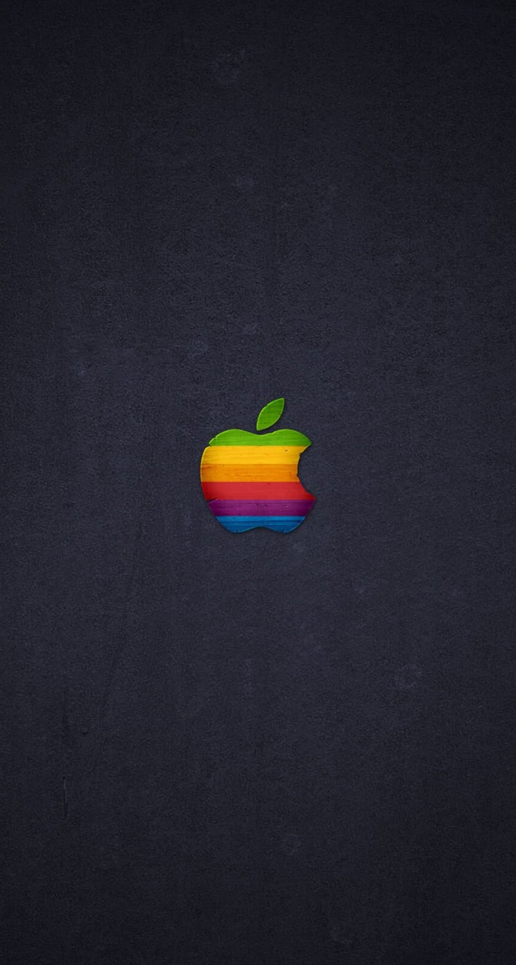 Wood Retro Apple Wallpaper for Apple iPhone 5 / 5s